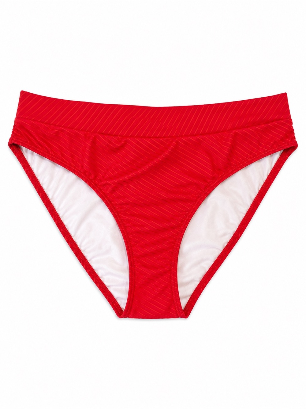 Mynah Red Textured Bikini Bottom XXL NWT